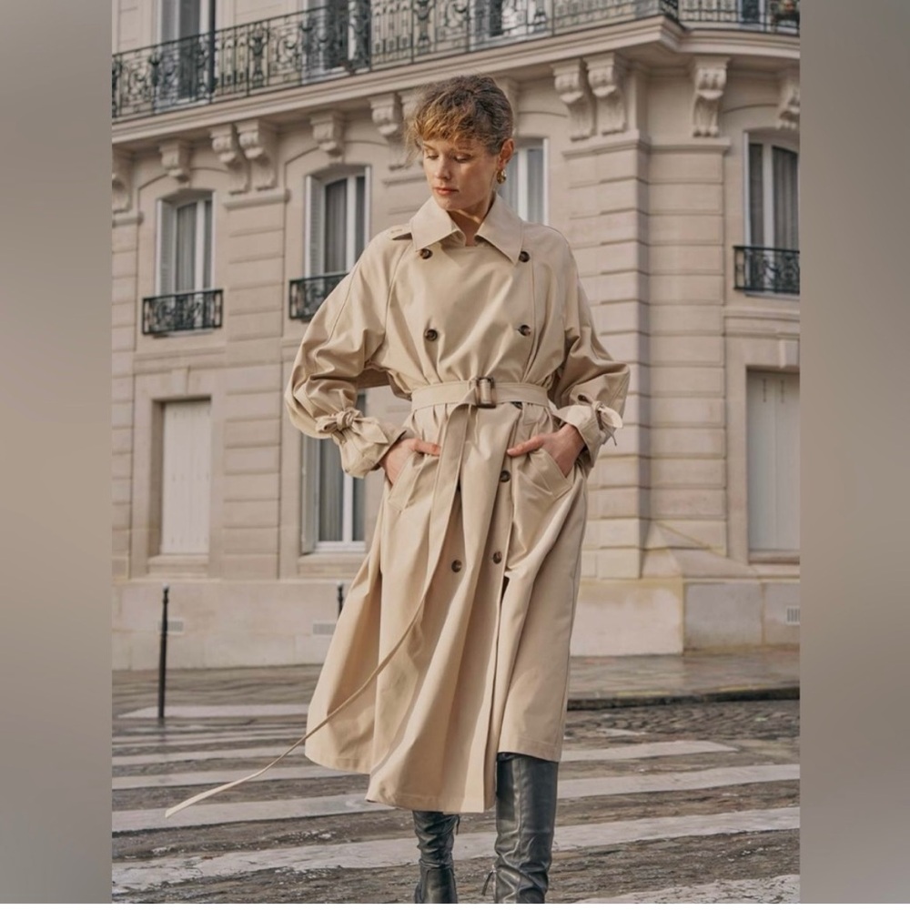 Lattelier oversized trench coat